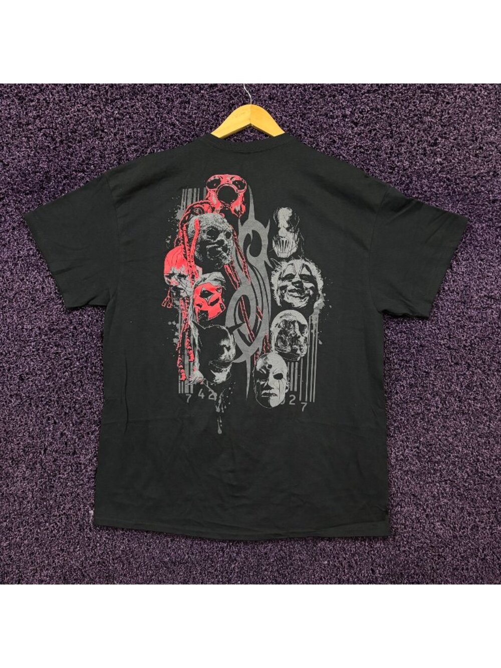 Slipknot Masked Group Members Tribal S Nu Metal T-Shirt XL